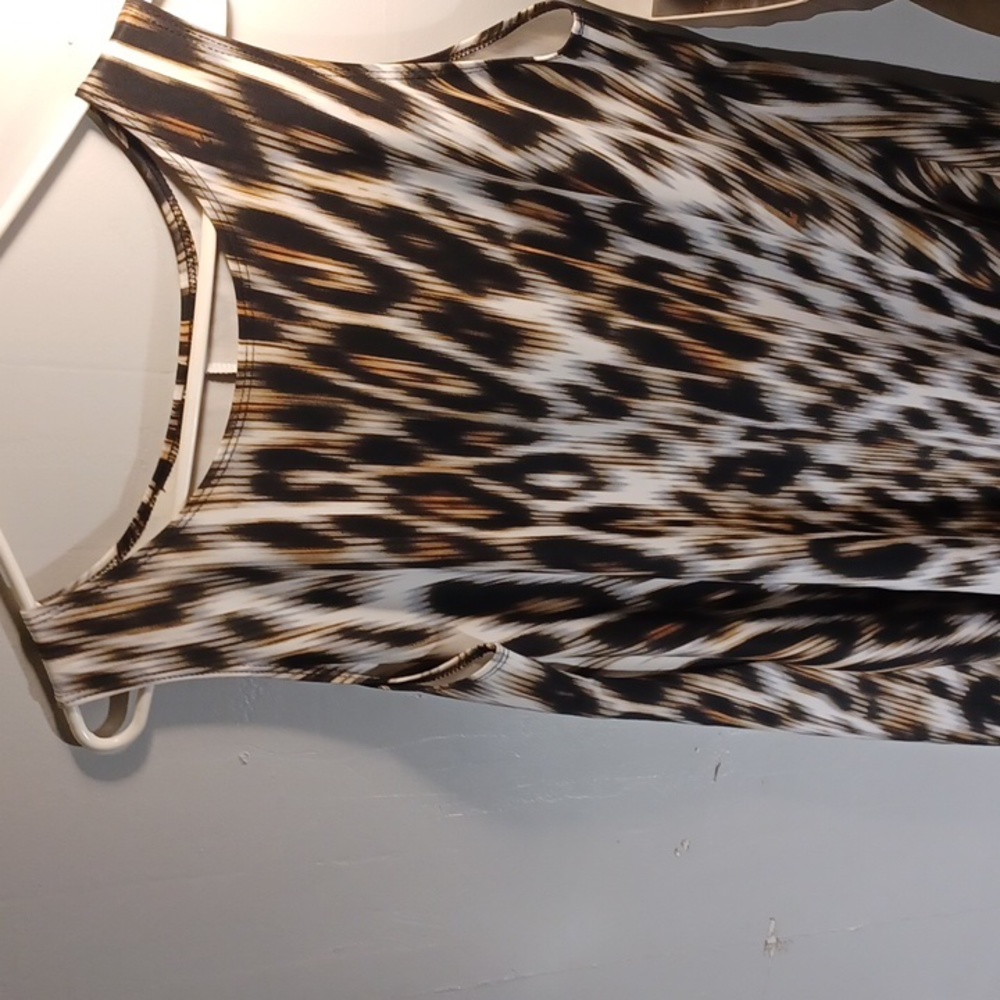 3X Animal Print Dress